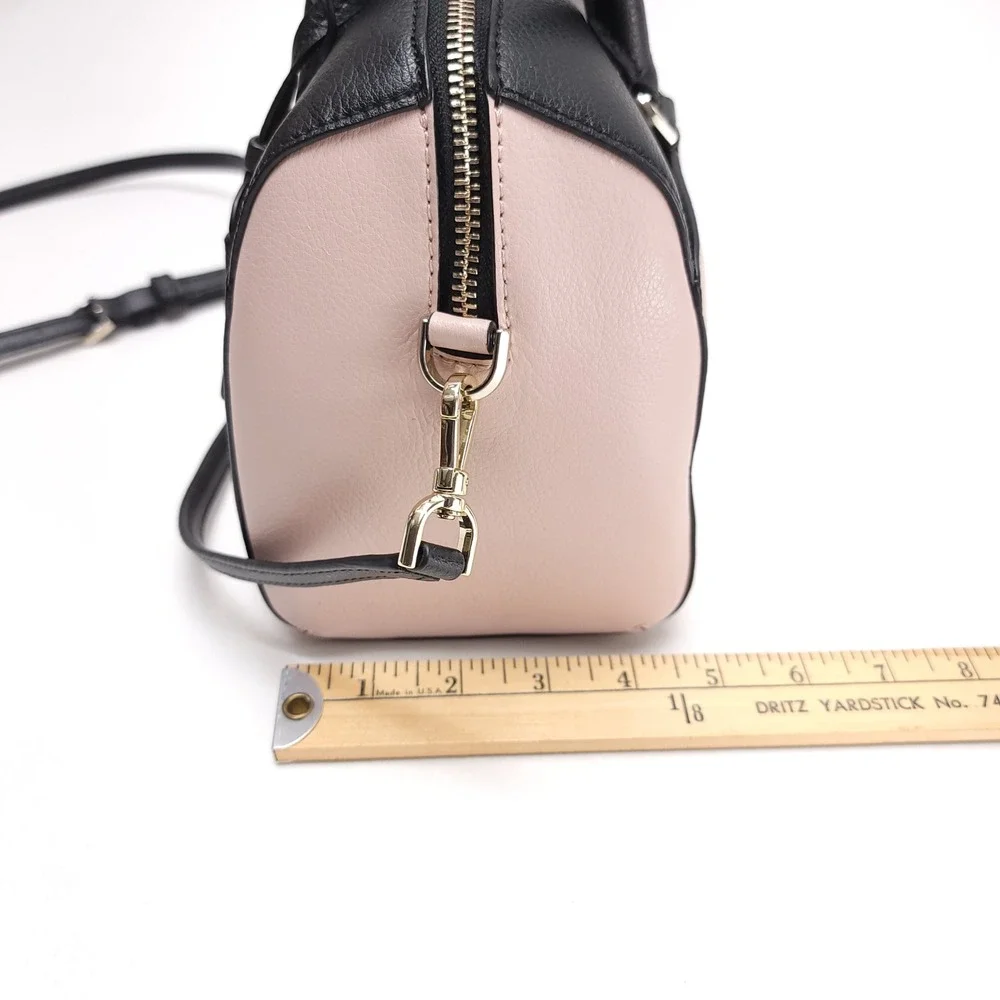 Kate Spade Disney Minnie Mouse Satchel‎ Crossbody Bag Black Pink Leather K4760
